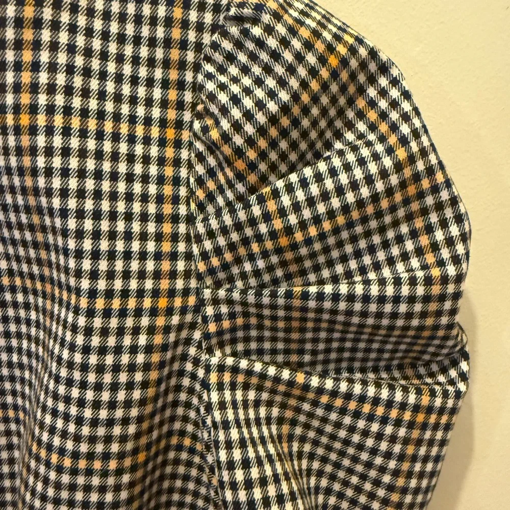 Amanda Uprichard Checkered Dress with Puff Sleeves - Picture 4 of 4